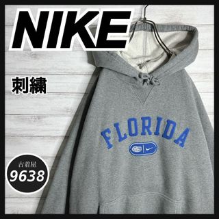 ナイキ(NIKE)の【入手困難!!】ナイキ ✈︎刺繍 アーチロゴ フロリダ ゆるだぼ 裏起毛 肉厚(パーカー)