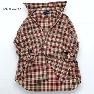 ラルフローレン(Ralph Lauren)の美品＊ラルフローレン チェック柄 シャツ コットン BD ポニー刺繍 L(シャツ/ブラウス(長袖/七分))