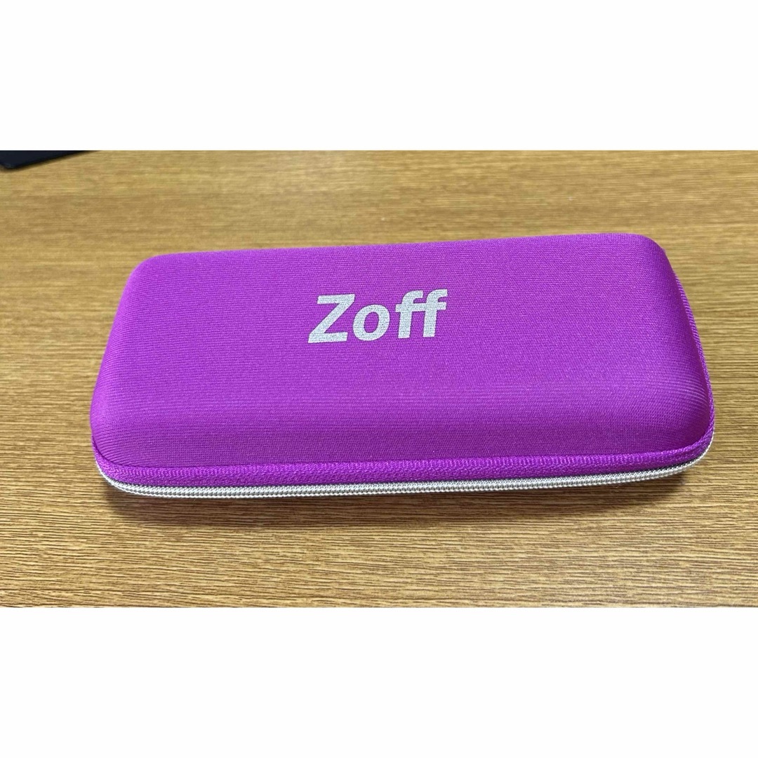 Zoff(ゾフ)のzoff メガネケース　紫色 レディースのファッション小物(サングラス/メガネ)の商品写真