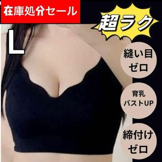 【在庫処分セール】育乳ブラ L トップブラ ナイトブラ パッド付き ジム(ブラ)