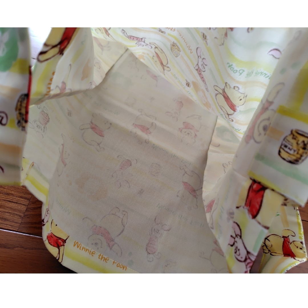 くまのプーさん(クマノプーサン)のエコバッグ　プーさん ハンドメイドのファッション小物(バッグ)の商品写真