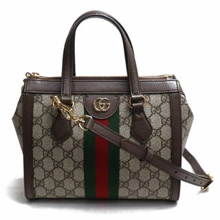 グッチ(Gucci)のGUCCI グッチ オフィディア GG スモール トートバッグ 2Wayショルダーバッグ ブラウン ベージュ/エボニー 547551 K05NB 8745 レディース【中古】(ショルダーバッグ)