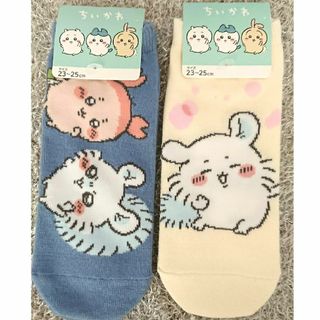 チイカワ(ちいかわ)のちいかわ モモンガ カニ 古本屋 ソックス 靴下 二点セット(ソックス)