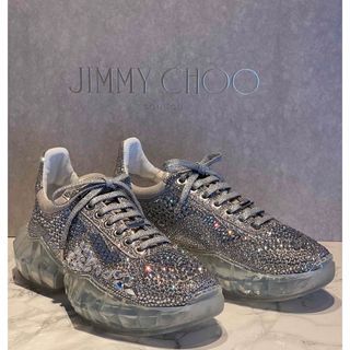 ジミーチュウ(JIMMY CHOO)の【新品未使用】ジミーチュウ JIMMY CHOO ダイヤモンドスニーカー26cm(スニーカー)