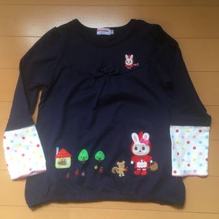 ミキハウス(mikihouse)のコキンちゃん靴下、ミキハウス　赤ずきん　ロングtシャツ 110(Tシャツ/カットソー)