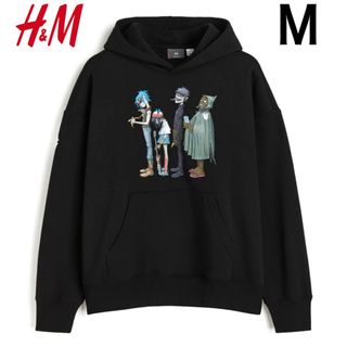 エイチアンドエム(H&M)の新品 H&M × GORILLAZ ゴリラズ コラボ パーカー M(パーカー)