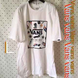 ヴァンズ(VANS)のVANSバンズ US限定激レアnewskool ボタニカルデザインＴシャツL(サーフィン)