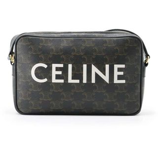 celine - セリーヌ ショルダーバッグ トリオンフ メッセンジャーバッグ ミディアム 194502 CELINE バッグ 黒