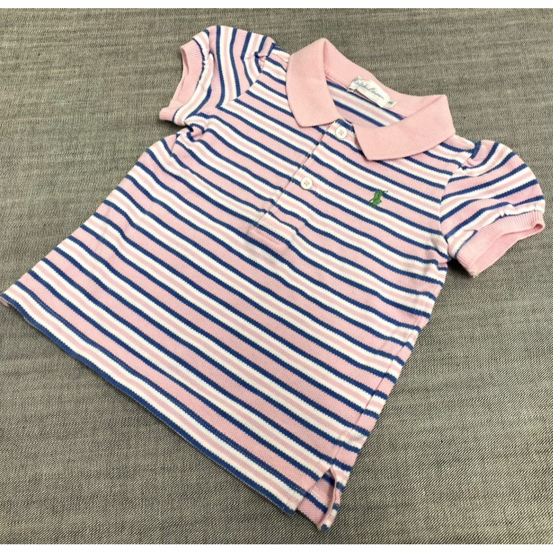 POLO RALPH LAUREN(ポロラルフローレン)の【ラルフローレン RalphLauren　70cm】半袖ポロシャツ　#28770 キッズ/ベビー/マタニティのベビー服(~85cm)(シャツ/カットソー)の商品写真