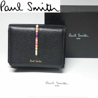 ポールスミス(Paul Smith)の【新品未使用】ポールスミス 三つ折り財布653 ブラック(財布)