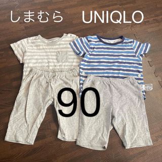 ユニクロ(UNIQLO)のユニクロ、しまむら　2点セット(パジャマ)