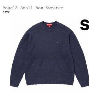 シュプリーム(Supreme)のSupreme Bouclé Small Box Sweater "Navy"(ニット/セーター)