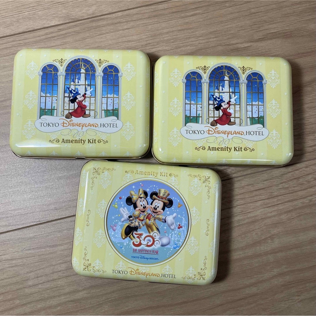 Disney(ディズニー)の30周年記念  ディズニーランドホテル アメニティ缶 エンタメ/ホビーのコレクション(ノベルティグッズ)の商品写真
