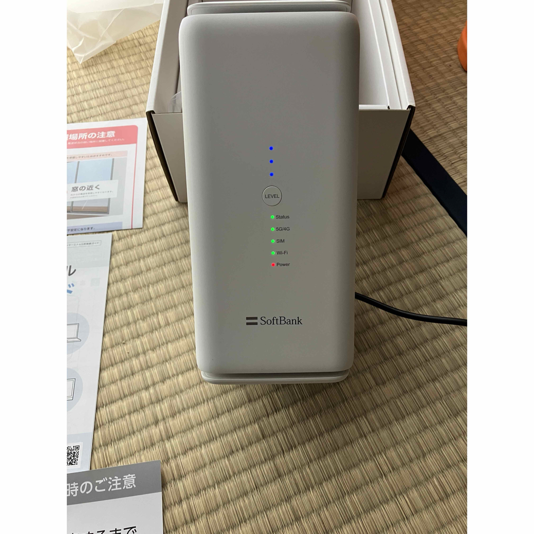 Softbank(ソフトバンク)のSoftBank Airターミナル5G スマホ/家電/カメラのスマートフォン/携帯電話(その他)の商品写真