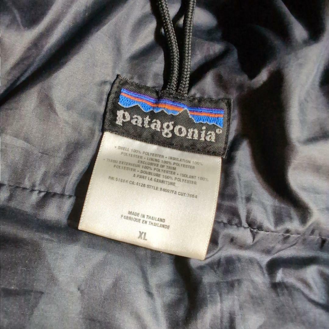 patagonia(パタゴニア)のパタゴニア ダスパーカー 03年 84097FA XL ブラック 148 メンズのジャケット/アウター(ダウンジャケット)の商品写真