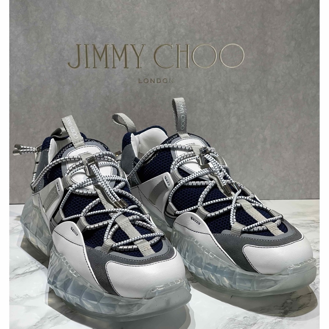 JIMMY CHOO(ジミーチュウ)の【新品未使用】ジミーチュウ　ダイヤモンドトレイルスニーカー 26cm メンズの靴/シューズ(スニーカー)の商品写真