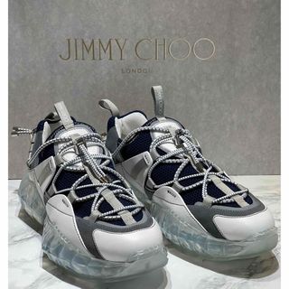 ジミーチュウ(JIMMY CHOO)の【新品未使用】ジミーチュウ　ダイヤモンドトレイルスニーカー 26cm(スニーカー)