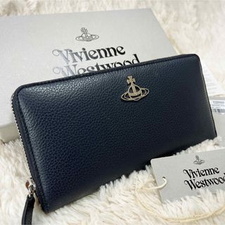 ヴィヴィアンウエストウッド(Vivienne Westwood)のヴィヴィアンウエストウッド　レザー　長財布　ラウンドジップ　　本革(財布)