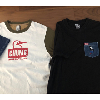 チャムス(CHUMS)の訳ありS・Mサイズ2枚セットCHUMS チャムスT-Shirt半袖Tシャツ(Tシャツ(半袖/袖なし))