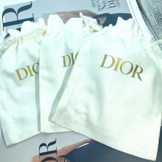 クリスチャンディオール(Christian Dior)の3点　新品未使用　ディオール　ノベルティ　巾着ポーチ(ノベルティグッズ)