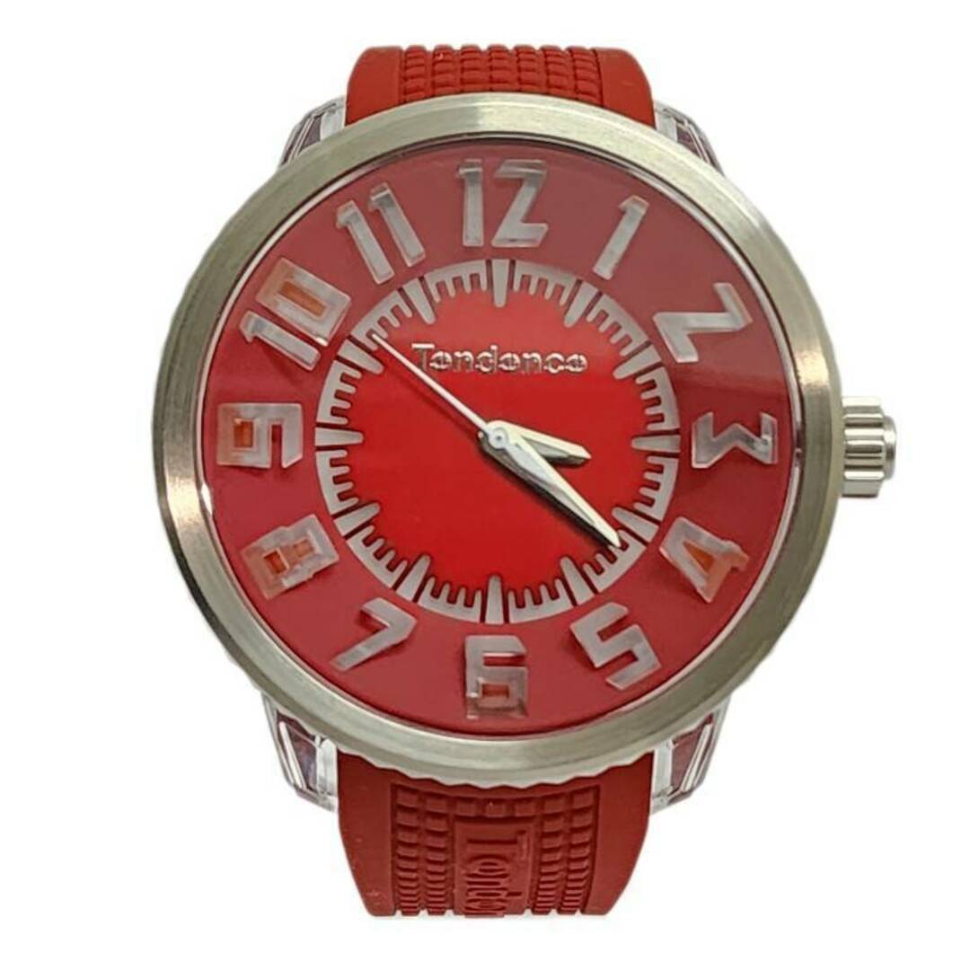 Tendence(テンデンス)のTendence テンデンス TY532005 腕時計 FLASH 7色LED搭載 ユニセックス レッド 箱付き 【美品】 22403K603 メンズの時計(腕時計(アナログ))の商品写真