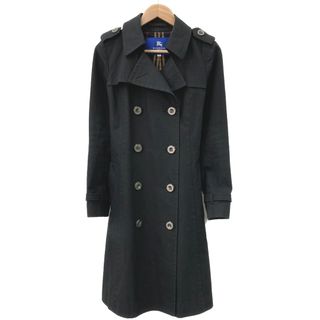 バーバリーブルーレーベル(BURBERRY BLUE LABEL)の☆☆BURBERRY BLUE LABEL バーバリーブルーレーベル トレンチコート サイズ 38 レディース FN516-262-09 ブラック(トレンチコート)