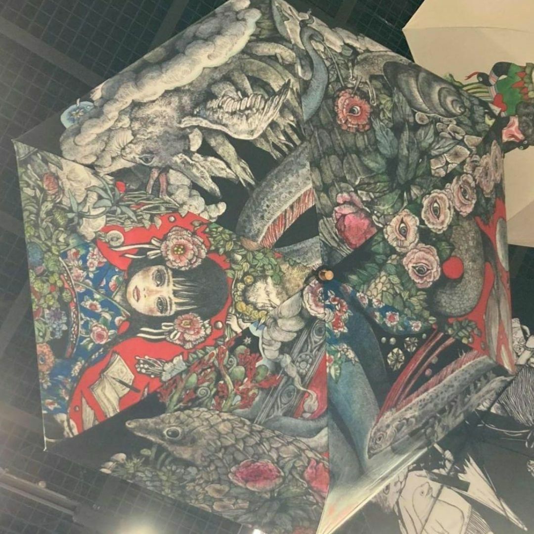 台湾 奇幻動物森林 樋口裕子展 台湾 ヒグチユウコ 傘 折りたたみ傘 レディースのファッション小物(傘)の商品写真