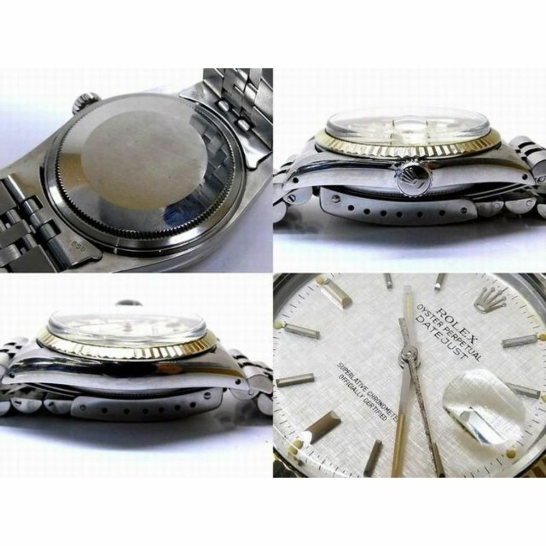 ROLEX(ロレックス)のロレックス 時計 ■ 16014 736～ デイトジャスト シルバー モザイク 文字盤 自動巻き メンズ ROLEX □6C マ41000 メンズの時計(腕時計(アナログ))の商品写真