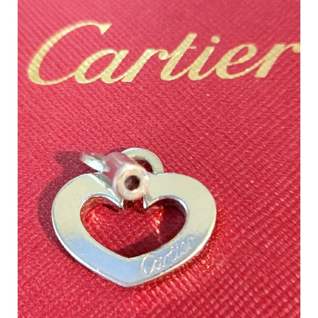 Cartier(カルティエ)のCartier カルティエ ①ハート型　スペイン製②ロゴ型　スイス製　チャーム レディースのアクセサリー(チャーム)の商品写真