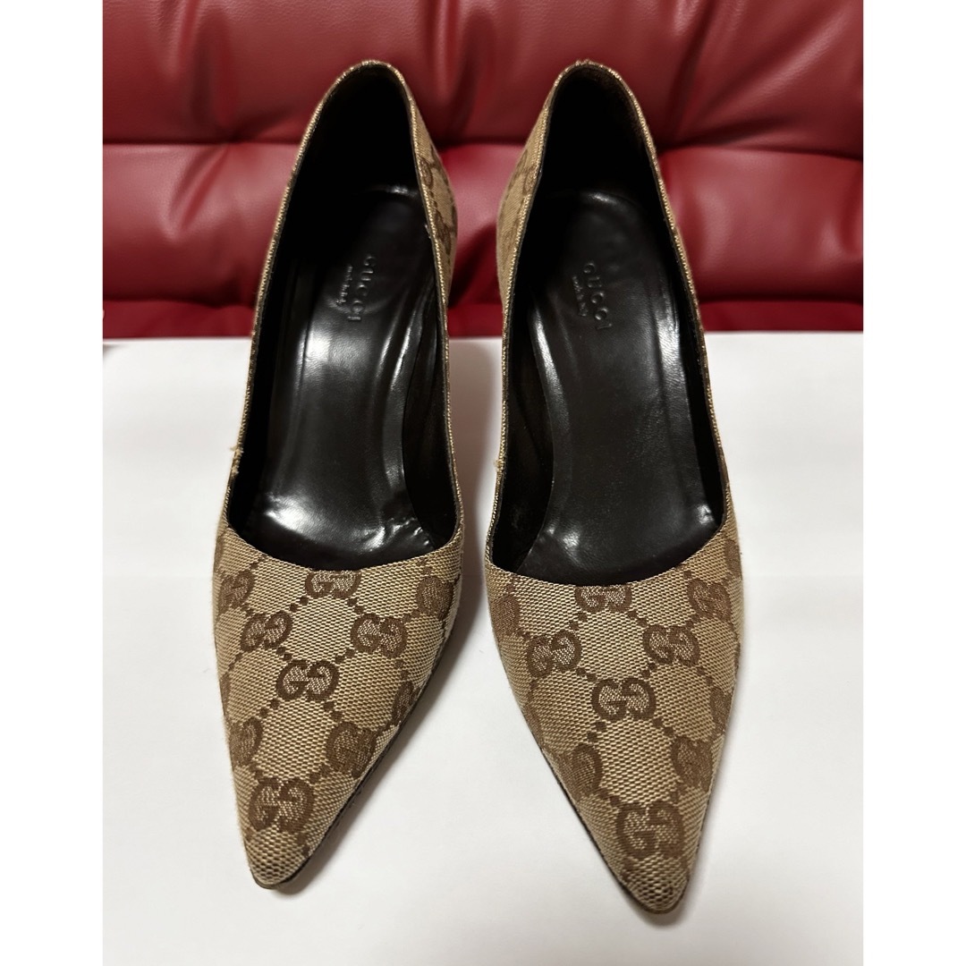 Gucci(グッチ)のGUCCI ヒール パンプス 靴 モノグラム  レディースの靴/シューズ(ハイヒール/パンプス)の商品写真