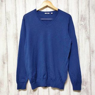 ユニクロ(UNIQLO)のユニクロ (XL)　エクストラファインメリノVネックセーター　大きいサイズ(ニット/セーター)