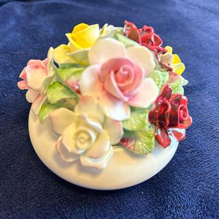 ROYAL DOULTON ロイヤルドルトン陶花フローラルローズ(置物)