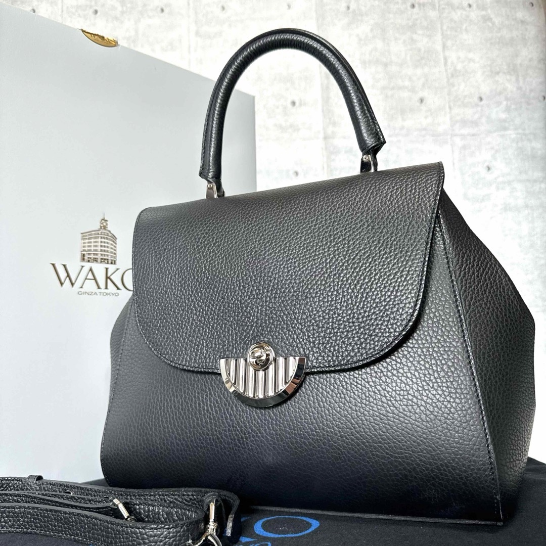 専用品WAKO 銀座和光 Sac de Temps ブラック2WAYバッグの通販 by 専用品WAKO 銀座和光 Sac de Temps ブラック2WAYバッグの通販 by