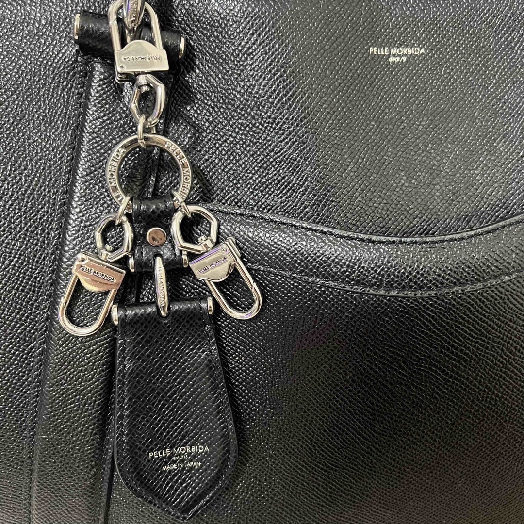 PELLE MORBIDA(ペッレ モルビダ)のペッレモルビダ deck9 ビジネス トートバッグ　キーリング付き メンズのバッグ(ビジネスバッグ)の商品写真