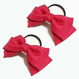 「ラブライブ！」矢澤にこ 赤色リボン 2個 髪飾り コスプレ衣装小物 赤:コミケ(アクセサリー)