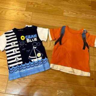 半袖Tシャツ　2枚セット　80センチ(Ｔシャツ)