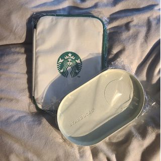 スターバックスコーヒー(Starbucks Coffee)のスターバックス　リバーシブルマルチケース＆カフェトレー(ノベルティグッズ)