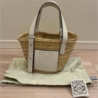 ロエベ(LOEWE)のロエベ　カゴバッグ　スモールサイズ　ホワイト(かごバッグ/ストローバッグ)