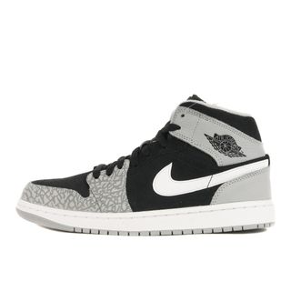 ナイキ(NIKE)の新品 NIKE ナイキ サイズ:26.5cm AIR JORDAN 1 MID SE ELEPHANT TOE (DM1200-016) エアジョーダン1 ミッド エレファント トゥ ブラック ユニバーシティレッド US8.5 ミドルカット スニーカー シューズ 靴【メンズ】(スニーカー)