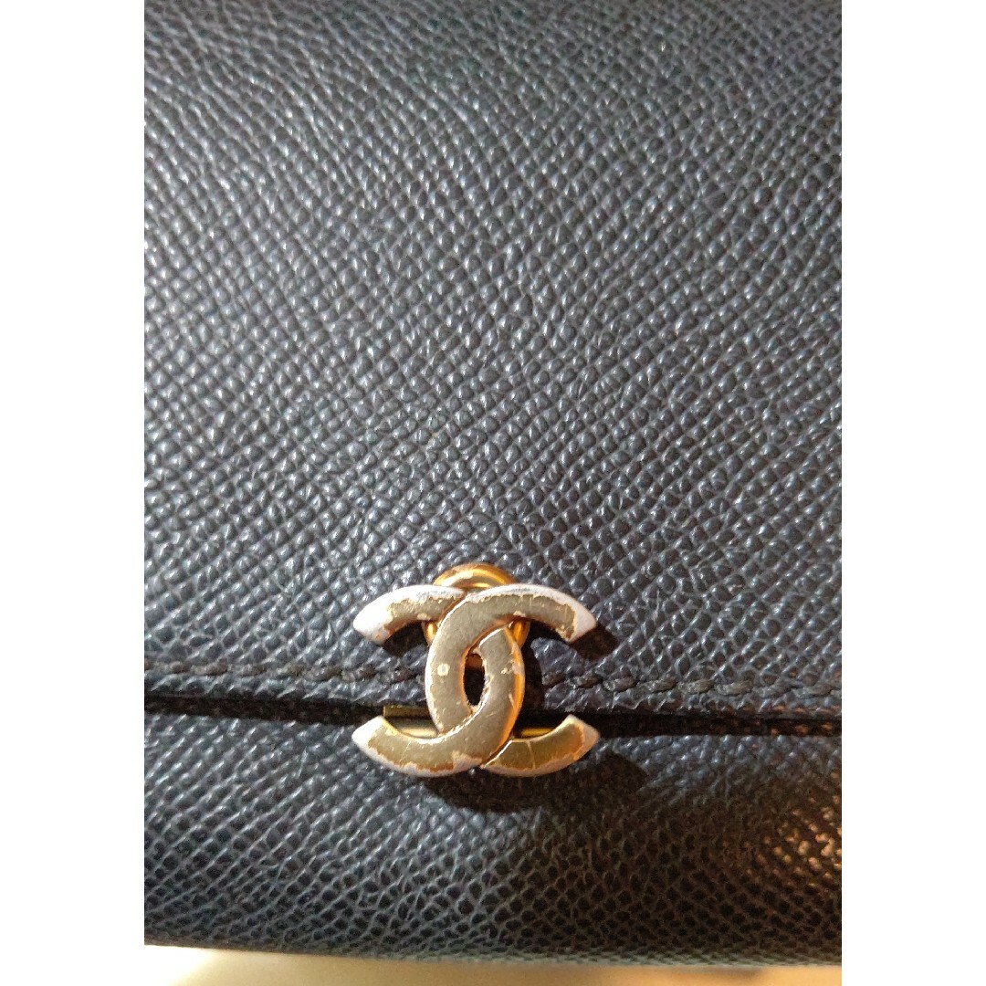 CHANEL - CHANEL シャネル キャビアスキン ゴールドココロック W CHANEL - CHANEL シャネル キャビアスキン ゴールドココロック W