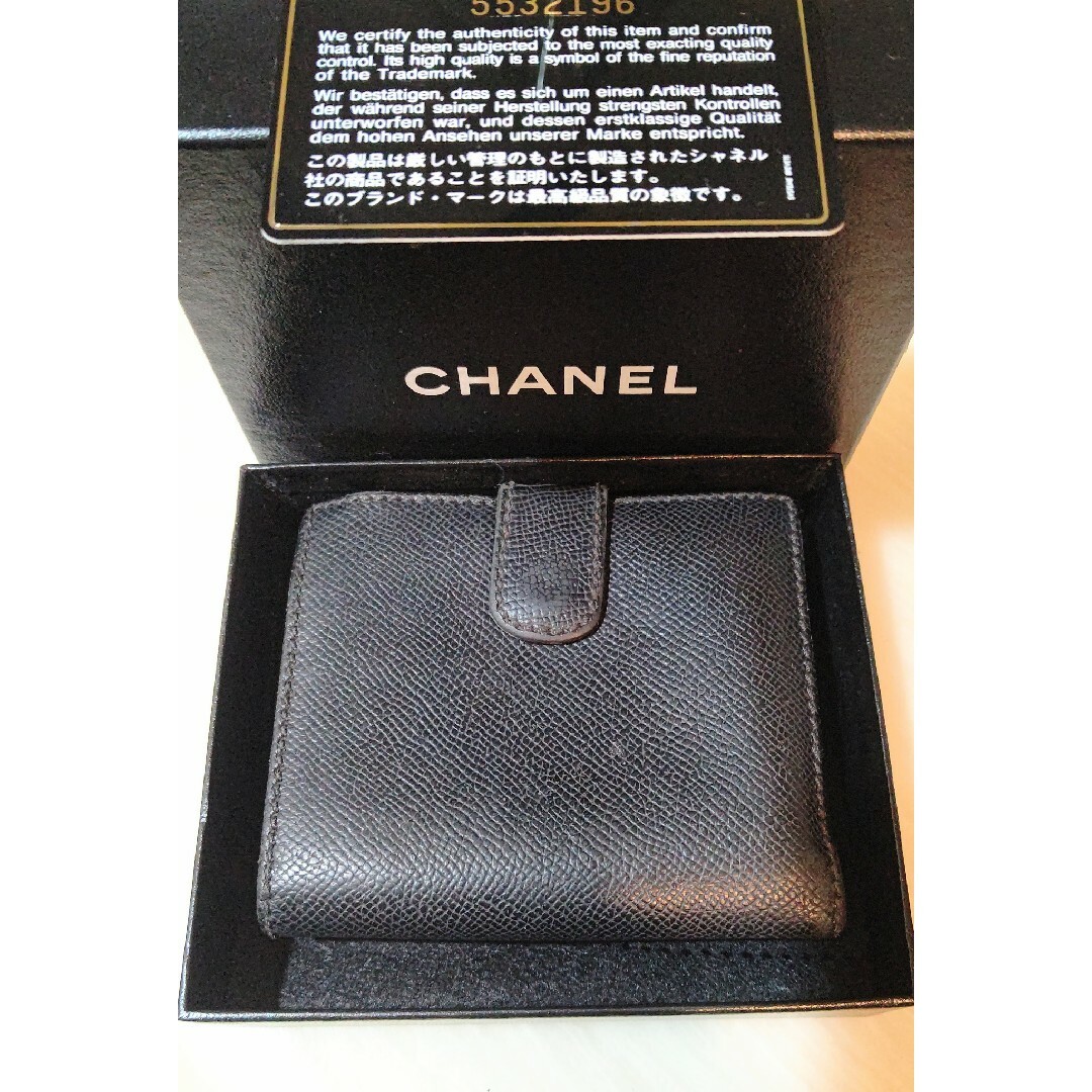 CHANEL - CHANEL シャネル キャビアスキン ゴールドココロック W CHANEL - CHANEL シャネル キャビアスキン ゴールドココロック W