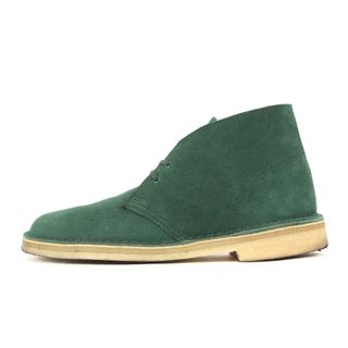 クラークス(Clarks)のClarks クラークス サイズ:40(25.0cm) スウェード レザー デザート ブーツ Desert Boot フォレストグリーン シューズ 靴 ブランド【メンズ】【中古】(ブーツ)