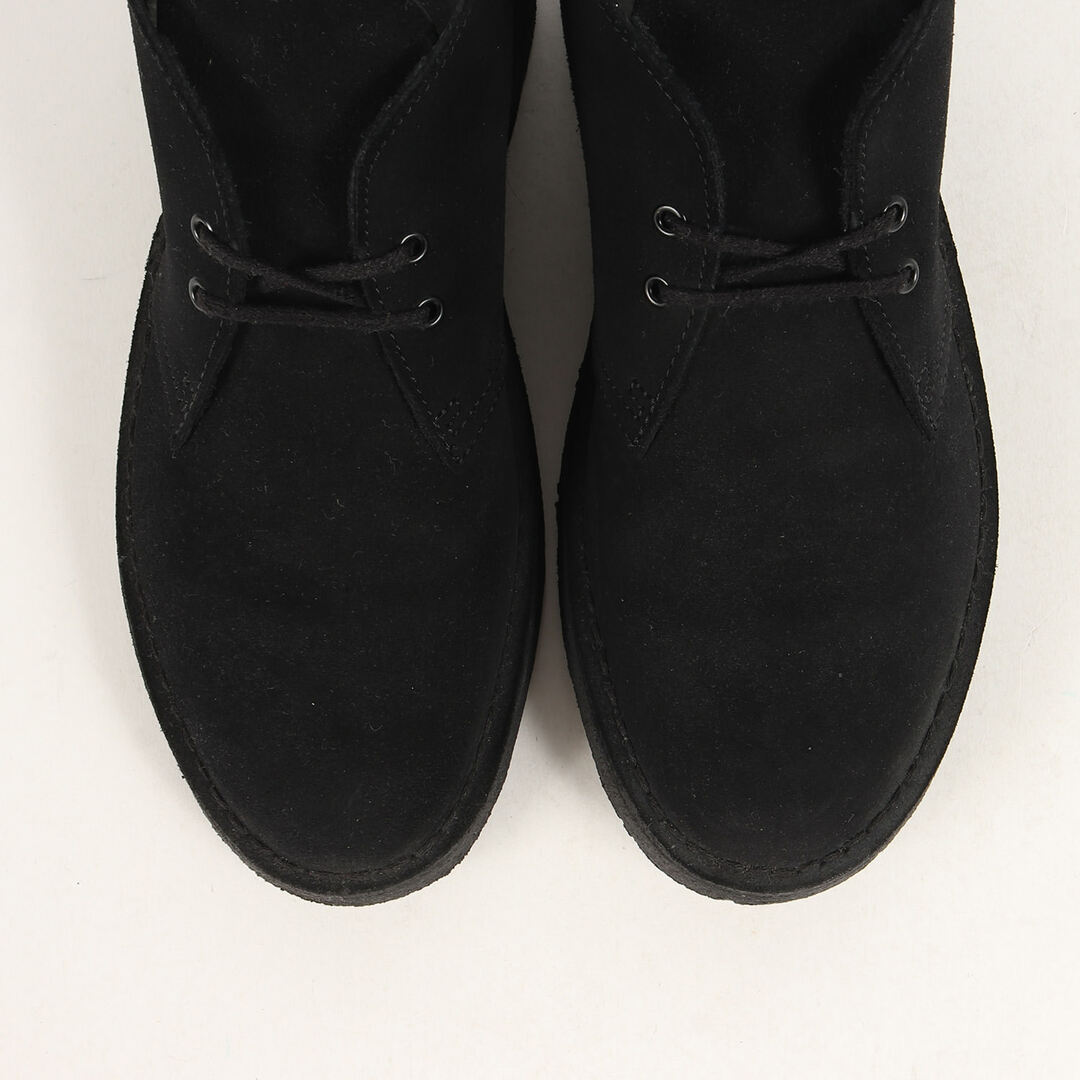 Clarks(クラークス)のClarks クラークス サイズ:39 1/2(24.5cm) スウェード レザー デザート ブーツ Desert Boot ブラック 黒 シューズ 靴 ブランド【メンズ】【中古】 メンズの靴/シューズ(ブーツ)の商品写真