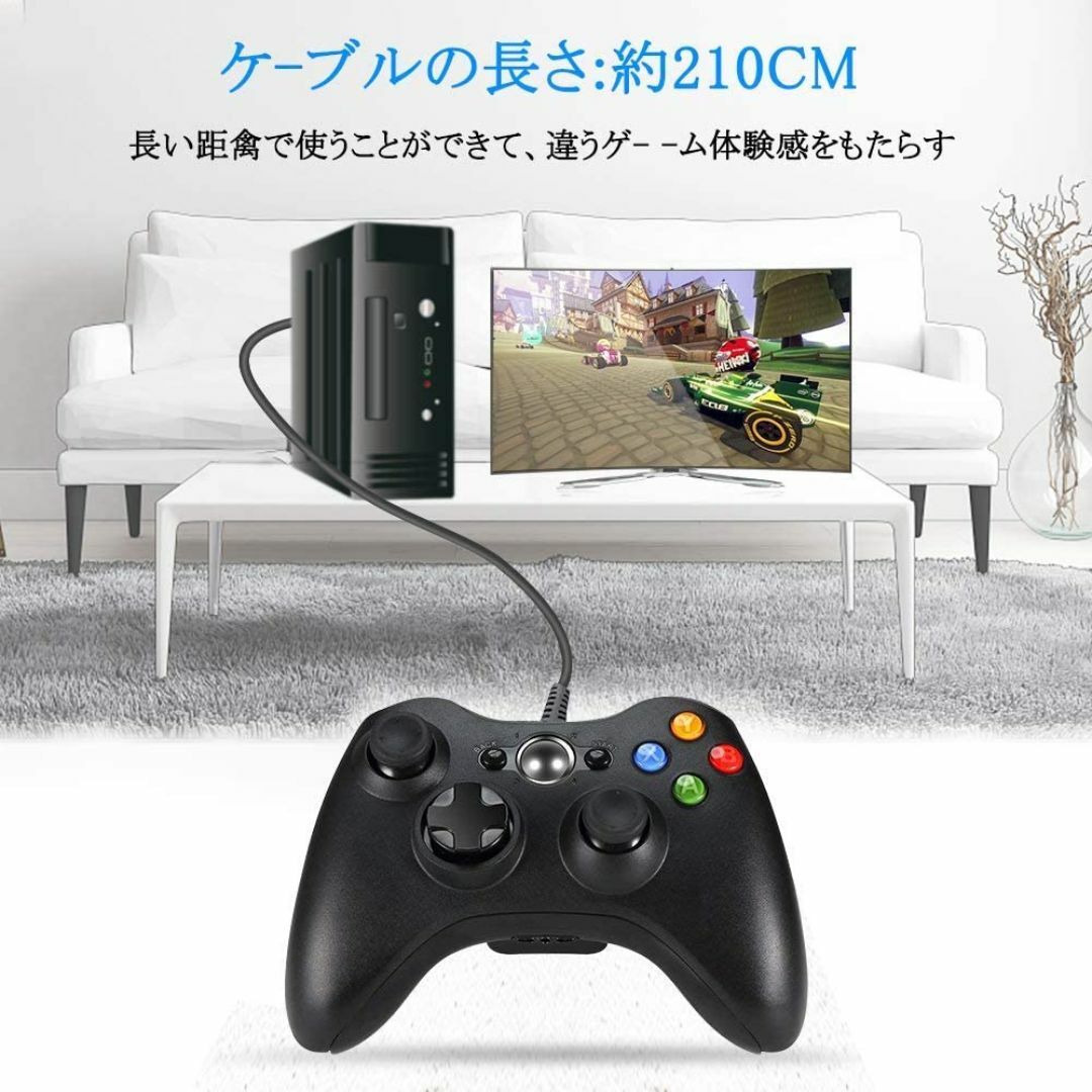 【新品】xbox コントローラー USB有線/PC対応/快適性 エンタメ/ホビーのゲームソフト/ゲーム機本体(その他)の商品写真