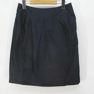 Austin Reed ミニ丈 台形スカート スカート 40 ネイビー (ミニスカート)