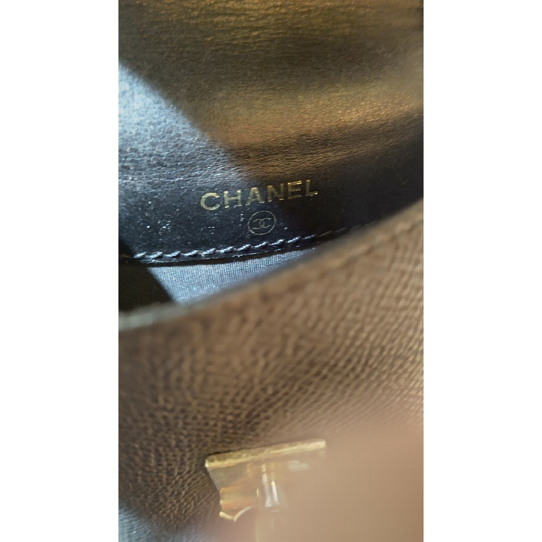 CHANEL(シャネル)のCHANEL シャネル キャビアスキン ゴールドココマーク シガレットケース レディースのファッション小物(ポーチ)の商品写真