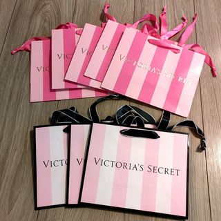 ヴィクトリアズシークレット(Victoria's Secret)の【美品】ヴィクトリアズ・シークレット　ショッパー　８枚(ショップ袋)