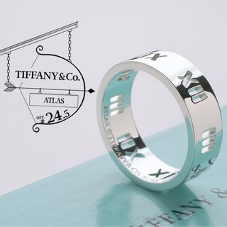 ティファニー(Tiffany & Co.)の極美品 希少 ティファニー アトラス オープン ワイド リング 24.5号(リング(指輪))