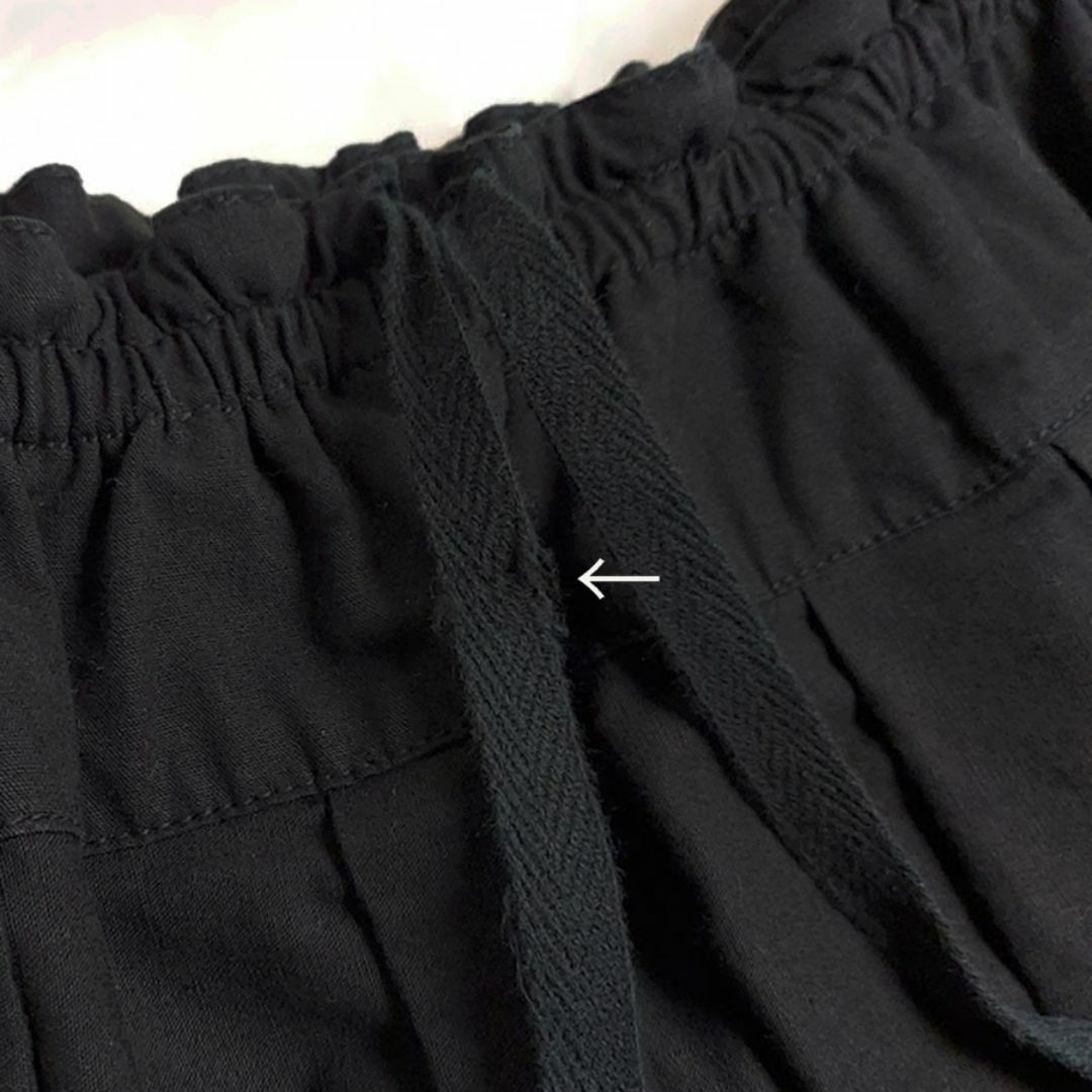 TIGRE BROCANTE(ティグルブロカンテ)の美品 ティグルブロカンテ✨ジンバブエポケットフィセルロングスカート 黒 ブラック レディースのスカート(ロングスカート)の商品写真