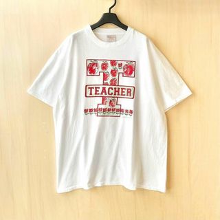 ヴィンテージ(VINTAGE)の90s古着　ヴィンテージ　グラフィックTシャツ　オニータ　アップル　ティーチャー(Tシャツ/カットソー(半袖/袖なし))